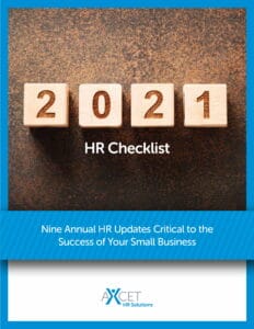 2021 HR Checklist - Nine Annual HR Updates Critical for Your Business